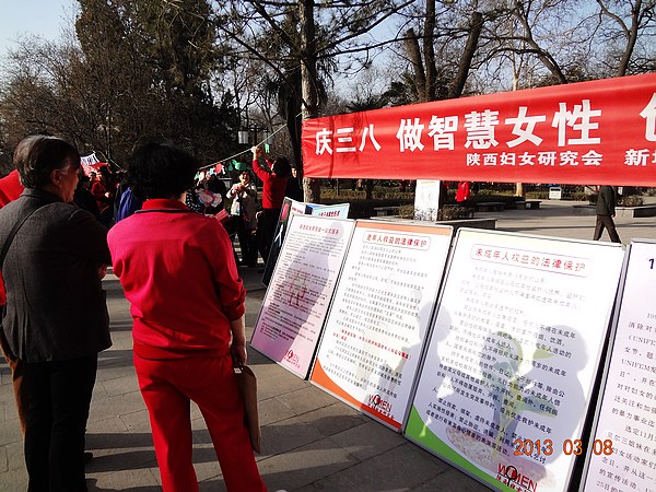 陕西妇女研究会三八活动